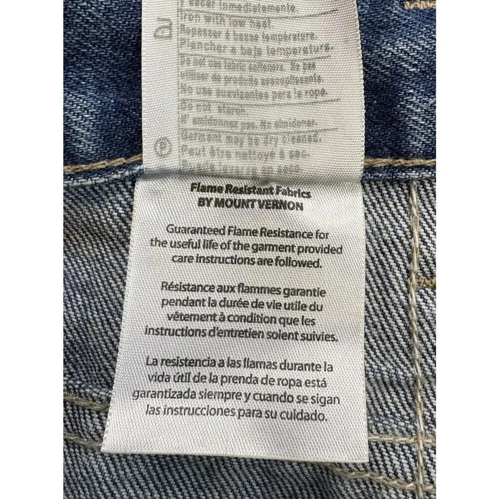Carhartt FRB160 Flame Resistant Jeans 36X36 Relaxed Fit FR Denim Cat 3 Work Pant - Picture 7 of 14